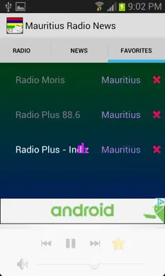 Mauritius Radio News android App screenshot 2